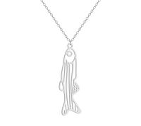SDFXCDR Men's necklace women Zebrafish Pendant Necklace For Women Sea Animal Ocean Fish Cute Necklace Gift
