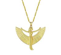 SDFXCDR men's necklaces 2021 Trend Isis Goddess Necklace for Women Egyptian Occult Deity Necklace Pendant Jewelry For Lover thankyou teacher gifts