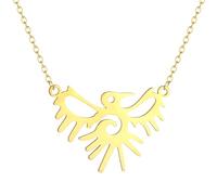 SDFXCDR men's necklaces Ancient Bird Symbol Necklace For Girls Women Bohemia Jewelry Cute Animal Lover Friend Necklace Pendant thankyou teacher gifts