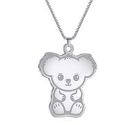 SDFXCDR men's necklaces Cartoon Little Bear Necklace Pendant Unique Jewelry Animal Charm Birthday Party Chain Choker thankyou teacher gifts