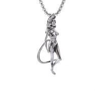 SDFXCDR men's necklaces Character Female Devil Pendant Necklace Couple Role-Playing Jewelry Gift thankyou teacher gifts
