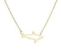 SDFXCDR men's necklaces Cute Baby Shark Pendant Necklace Animal Romantic Necklace for Women Girls Fashion Jewelry for Girlfriend thankyou teacher gifts