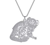 SDFXCDR men's necklaces Cute Marmoset Monkey Pendant Necklace Animal Necklaces for Women Men Birthday Party Gift thankyou teacher gifts