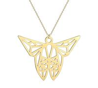 SDFXCDR men's necklaces Exquisite Butterfly Origami Neckalce for Women Unisex Choker Geometric Modern Summer Jewelry Gift for Her thankyou teacher gifts