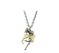 SDFXCDR men's necklaces Fashion cartoon goddess devil angel pendant necklace retro punk style goddess wings necklace men and women casual jewelry thankyou teacher gifts