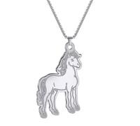 SDFXCDR men's necklaces Horse Necklace Women Men Jewelry Animal Pendant Necklaces Gift thankyou teacher gifts
