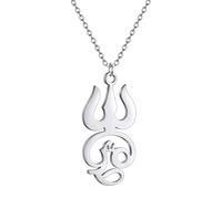 SDFXCDR men's necklaces India Tamil Om Sign Pendant Necklace Indian Jewelry Traditional OM Symbol for Women thankyou teacher gifts