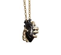 SDFXCDR men's necklaces Retro Gothic Devil Skull Hand Pendant Heart Shape Necklace for Girls Exquisite Party Fashion Rock Halloween Jewelry thankyou teacher gifts