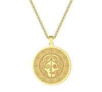 SDFXCDR men's necklaces Symbol Of Viking Pendant With Hel Necklace Norse Pagan Charm Personalized Goddess Hel mythology Amulet Jewelry Gift thankyou teacher gifts
