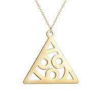 SDFXCDR men's necklaces Triple Spiral Pendant Spiral Triskele Triangle Necklace Celtic Symbol Viking Vintage Jewelry thankyou teacher gifts