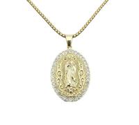 SDFXCDR men's necklaces Vintage Catholic Pendant Necklace Men and Women Religious Christian Prayer Amulet Jewelry Gift thankyou teacher gifts