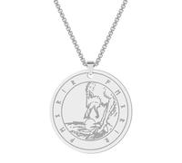 SDFXCDR men's necklaces Vintage Fenrir or Fenrisúlfr Wolf Pendant Necklace for Men Women son of Loki Amulet of Norse Mythology Jewelry Choker Chain Gift thankyou teacher gifts