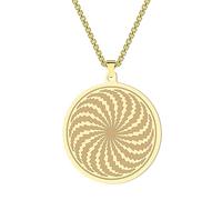 SDFXCDR men's necklaces Vintage The illusion of Amulet Pendant Necklace for Men Women Hypnosis Charm Choker Chain Jewelry Gifts thankyou teacher gifts