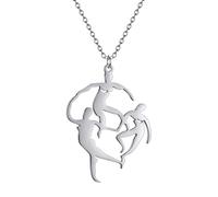 SDFXCDR men's necklaces Wiccan Gothic Wicca Pendant Necklace Punk Jewelry for Women Men thankyou teacher gifts