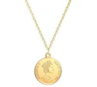 SDFXCDR necklace men 2020 Vintage Ancient Coin Pendant Necklace For Women Unisex Ten Cents Coin Sea Spirit graduation gifts