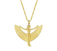 SDFXCDR necklace men 2021 Trend Isis Goddess Necklace for Women Egyptian Occult Deity Necklace Pendant Jewelry For Lover graduation gifts