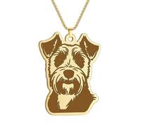 SDFXCDR necklace men Airedale Terrier Retro necklace Personality Hiphop Necklace Brittany spanielJewelry Necklace Design Necklace for Women and Man graduation gifts