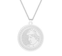 SDFXCDR necklace men Ancient Greek Tetradrachmon Pendant Neckalce For Men Women Handmade Great Alexander Necklace graduation gifts
