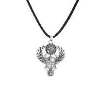 SDFXCDR necklace men Egyptian Beetle Scarab Necklace for Women Men Talisman Eye of Horus Ancient Amulet Protection Symbolic Pendant Jewelry graduation gifts