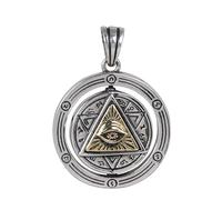 SDFXCDR necklace men Eye of Horus Pendant Double Sided Evil Eye Necklace Men's Ancient Egyptian Pharaoh Protection Amulet Jewelry graduation gifts