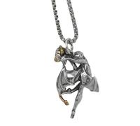 SDFXCDR necklace men Fashion Cartoon Female Devil Wings Pendant Necklace Men and Women Punk Hip Hop Trend Jewelry Couple Gift graduation gifts