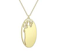 SDFXCDR necklace men Geometric Ovel Pendant Necklace For Women Jewelry Korean Simple Necklaces for Men and Women graduation gifts