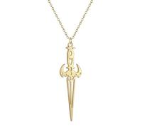 SDFXCDR necklace men Magic Cross Sword Charms Necklace for Women Men Steel Chains Fashion Hollow Line Clavicle Choker Unisex Jewelry graduation gifts