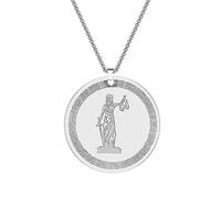 SDFXCDR necklace men of Divine Law and Order Pendant Necklace for Women Men Religious Charm Neck Chain Amulet Jewelry graduation gifts