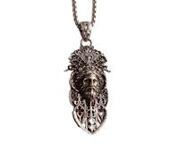 SDFXCDR necklace men Unique Retro Giant Sword Old Man's Head Sword Pendant Necklace Suitable for Men and Women To Wear Domineering Trend Jewelry Gift graduation gifts