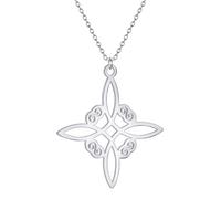 SDFXCDR necklace men Wicca Witchcraft Witch Knot Pendant Necklace for Women Choker Necklaces Vintage Amulet Supernatural graduation gifts