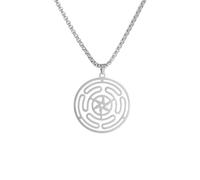 SDFXCDR necklaces necklace for women Hecate Women Wheel Necklace Pin Hot Magic Symbol Witchcraft Energy Amulet Men and Women Jewelry Gifts