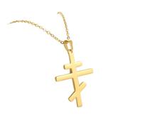 SDFXCDR necklaces necklace for women Orthodox Church Cross Russia Slavic Religion Necklaces Pendant Choker for Women Men Pray Jewelry Gifts