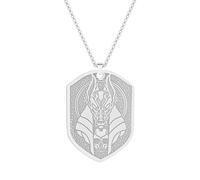 SDFXCDR personalised necklace，Anubis Ancient Egyptian Pendant Necklace For Men Jewery Punk Osiris God Of Death Mythology Necklace Gift