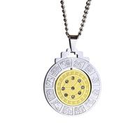 SDFXCDR personalised necklace，Chinese Ethnic Style Rotatable Twelve Zodiac Signs, Big Dipper, Seven Star Necklace, Pendant Accessory gift