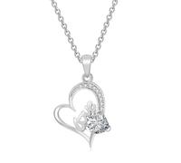 SDFXCDR personalised necklace，Couple Love Heart Pendant Necklace for Women Korean Fashion Aesthetic Choker Neck Chains Colorful Crystal Trend Y2k Jewelry gift