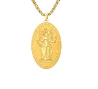 SDFXCDR personalised necklace,Double-sided Triple Moon Goddess Pendant Necklace Vintage Wheel of Hecate Choker Pray Amulet Jewelry gift
