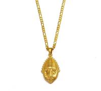 SDFXCDR personalised necklace，Portrait of Queen Mother Idia of the Benin Empire Mask Pendant Necklace Women Men African Cultural Ornaments gift