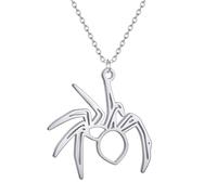SDFXCDR personalised necklace,Punk Spider Pendants Necklaces Women Men Gothic Jewelry Streetwear