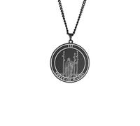 SDFXCDR personalised necklace,The Suit of Wands Necklace for Men Women Minor Arcana Tarot Cards Pendant Chain Astrology Amulet Jewelry gift