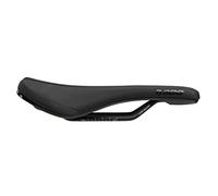 SDG Bel Air 3.0 Lux-Alloy Rail Saddle | Black Microfibre Top/Black Base | 260 x 140 mm | Trail, Enduro & XC MTB Bicycle Seat with Rear Rise & EVA Foam