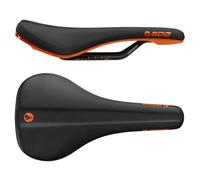 SDG Bel Air 3.0 Lux-Alloy Rail Saddle Black Microfibre Top/Orange Base