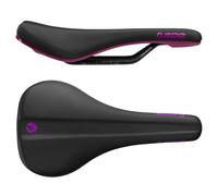SDG Bel Air 3.0 Lux-Alloy Rail Saddle Black Microfibre Top/Purple Base