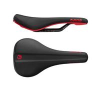 SDG Bel Air 3.0 LUX Alloy Rail Saddle - Black / Red