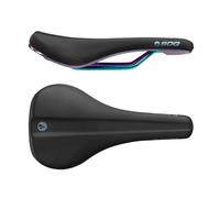 BEL AIR 3.0 OIL SLICK LUX-ALLOY RAIL SADDLE Black Microfibre Top/Oil Slick Bas