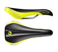 SDG Bel-Air RL All Terrain Saddle - Solid Cro-Mo Rails - Black / Neon Yellow
