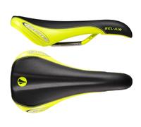 SDG Bel-Air Ti-Alloy Rail Saddle - Black / Neon Yellow