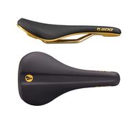 BEL AIR 3.0 GALAXIC LUX-ALLOY RAIL SADDLE Black Microfibre Top/Gold Base