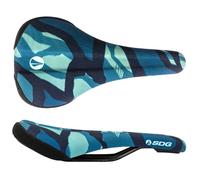 SDG Bel-Air V3 Terra Firma Saddle - Camo Grey | MTB, Trail & Gravel Comfort Saddle with Cut-Out & Lux-Alloy Rails