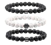 SDGBCXD Anti-Anxiety Bracelets, Reduces Alcohol Cravings,Relieves Anxiety & Withdrawal Stress,Natural Support for Quitting Drinking(3B)