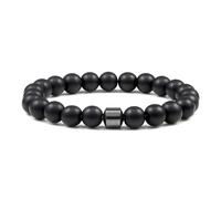 SDGBCXD Anti-Anxiety Bracelets, Reduces Alcohol Cravings,Relieves Anxiety & Withdrawal Stress,Natural Support for Quitting Drinking(Matte black)